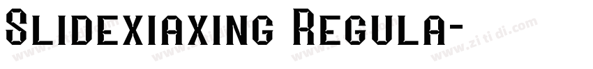 Slidexiaxing Regula字体转换